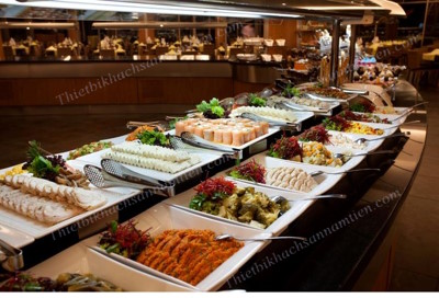 Khay trưng bày thức ăn tiện dụng, sang trọng cho tiệc buffet