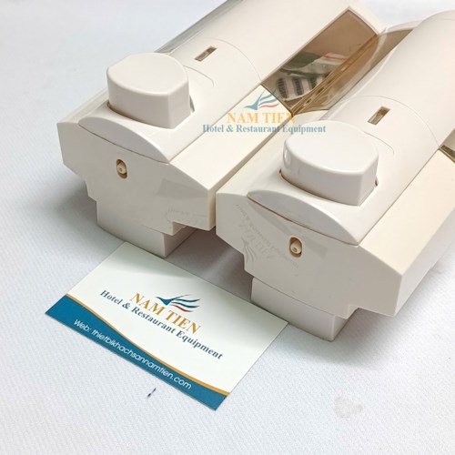 Bình Đựng Sữa Tắm, Dầu Gội, Nước Rửa Tay Xà Phòng Đôi Trắng NT0218071