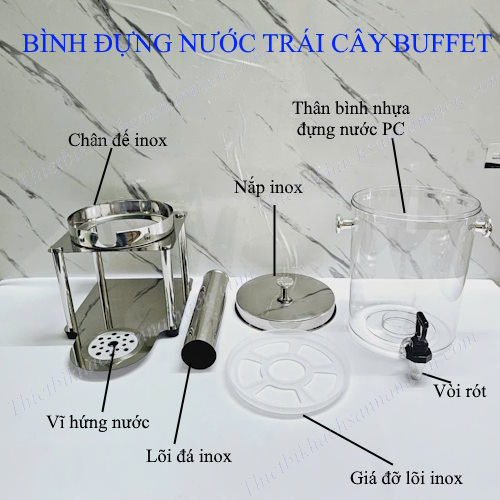 Bình Nước Trái Cây Buffet 8 Lít NT0312050