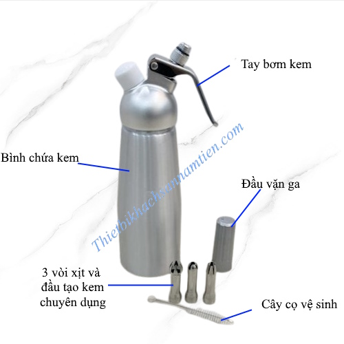 bình xịt kem tươi NT0602007