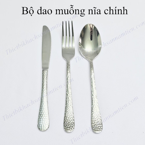 Bộ Dao Muỗng Nĩa Cán Da Rắn NT0404005