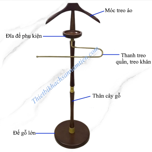 Cây Treo Áo Vest Gỗ NTJ-50