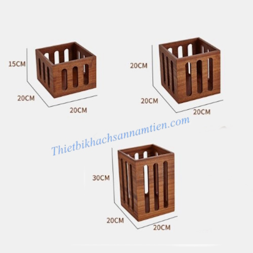 Chân Đế Gỗ Trưng Bày Thức Ăn NT0309184