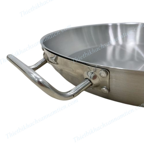 Chảo Inox 2 Đáy 2 Quai Cao Cấp Size 36cm, 40cm, 60cm