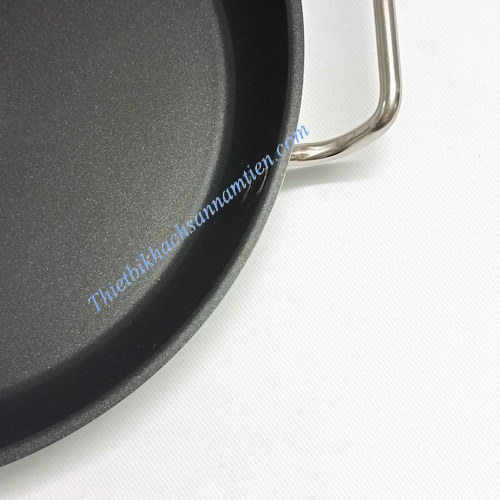 Chảo Inox Chống Dính 2 Quai Đáy 2 Lớp Size 40Cm NT0703028