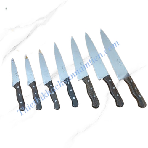 Dao Bếp Inox Cán Gỗ Cao Cấp 9