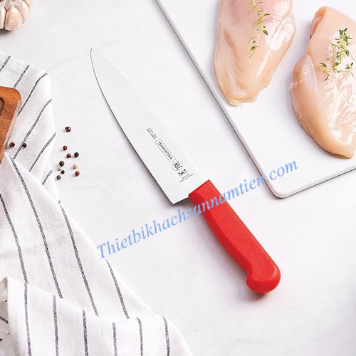 Dao Bếp Tramontina Brazil 25cm Cán Đỏ NT0704054