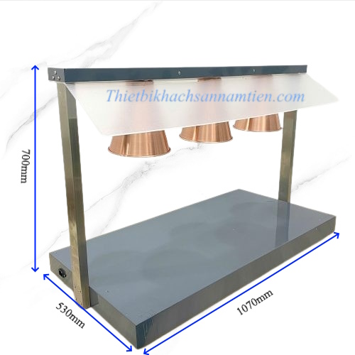 Đèn Hâm Nóng Thức Ăn 3 Bóng Đồng NT0303062