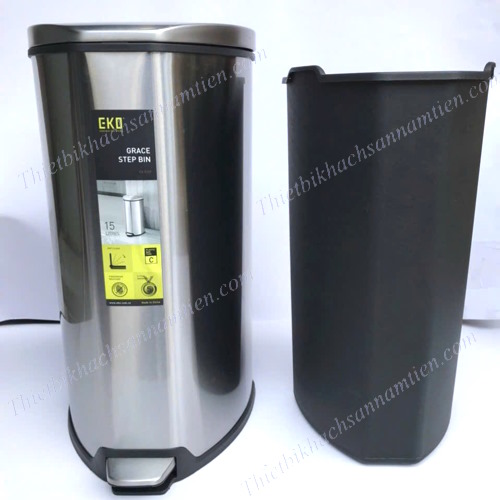 thùng rác đạp eko 15l