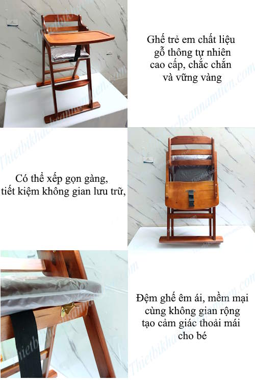 Ghế Gỗ Em Bé Nhà Hàng NT0401001