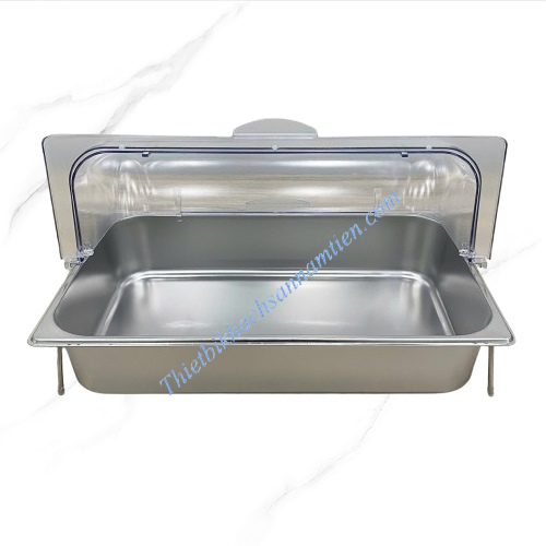 Kệ Trưng Bày Buffet Nắp PC 1 Ngăn [Khay GN 1/1*100]
