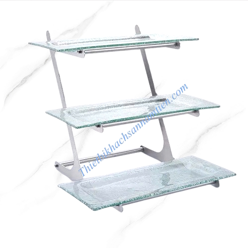kệ trưng bày thức ăn cao cấp 3 tầng NT0309004