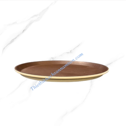 Khay Chống Trượt Sợi Thủy Tinh Tròn Size 41cm NT0603017