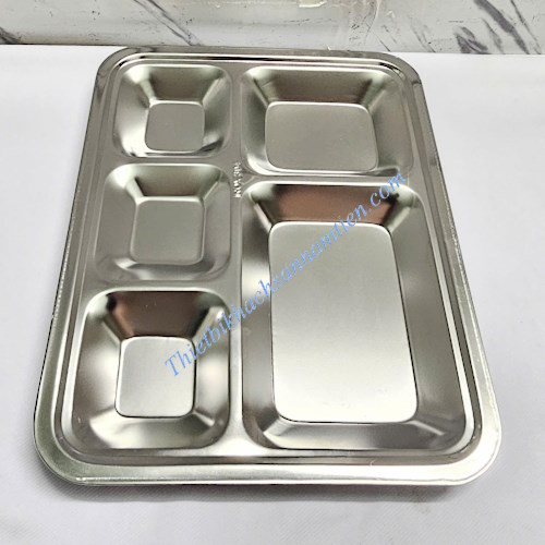 Khay Cơm Inox 304 5 Ngăn NTKC009