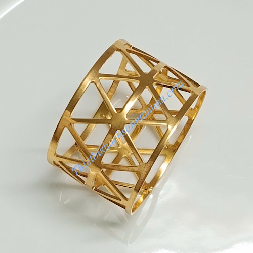 Khóa Khăn Ăn Nhà Hàng Inox Mạ Vàng NT0414023