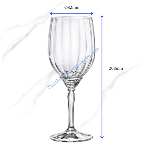 Ly Rượu Thủy Tinh Bormioli Florian 380ml 199410GST