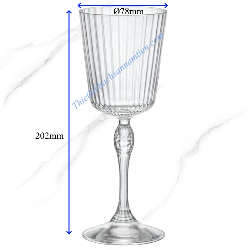 Ly Thủy Tinh Bormioli America 20s Cocktail Glass 250ml 122129BB