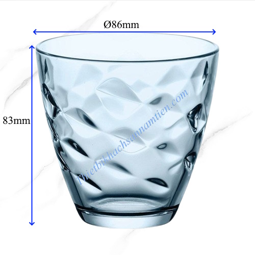 Ly Thủy Tinh Bormioli Flora 260ml Xanh Dương 384400V