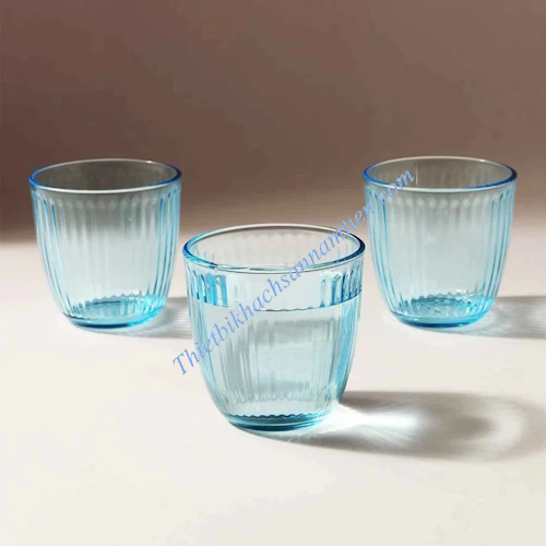 Ly Thủy Tinh Bormioli Rocco Line Màu Xanh290ml 580502M