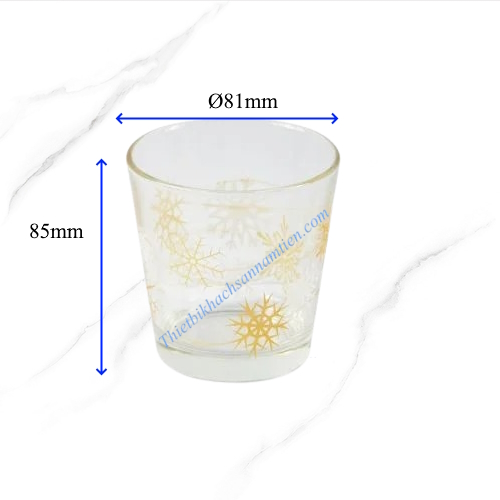 Ly Thủy Tinh Bormioli Rocco Sestriere Gold 240ml 390400