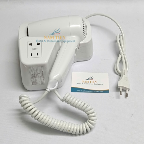 Máy Sấy Tóc Gắn Tường Có Ổ Cắm Khách Sạn NT0213114
