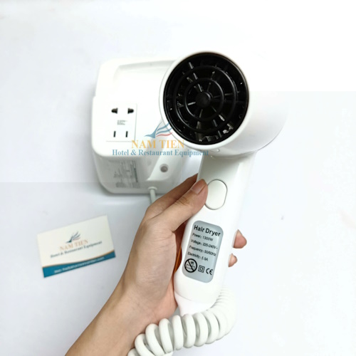 Máy Sấy Tóc Gắn Tường Có Ổ Cắm Khách Sạn NT0213114