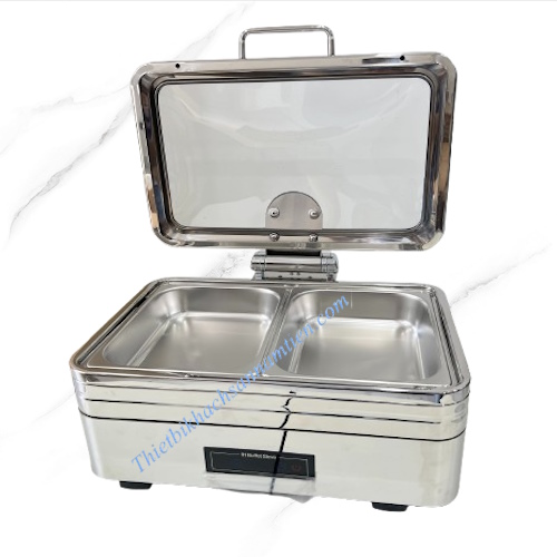 Nồi Hâm Buffet CN Inox 304 Bảng Điều Khiển Cảm Ứng Chân Thấp