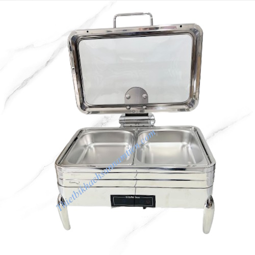 Nồi Hâm Buffet Điện CN Inox 304 Cảm Ứng Chân Cong