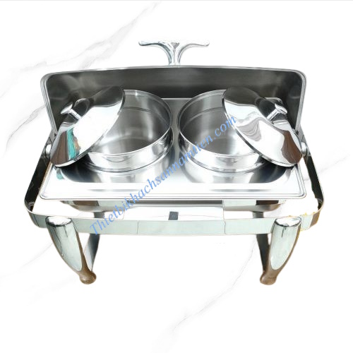 Nồi Hâm Soup Buffet Chữ Nhật Nắp Mở 180 Độ NT0315024