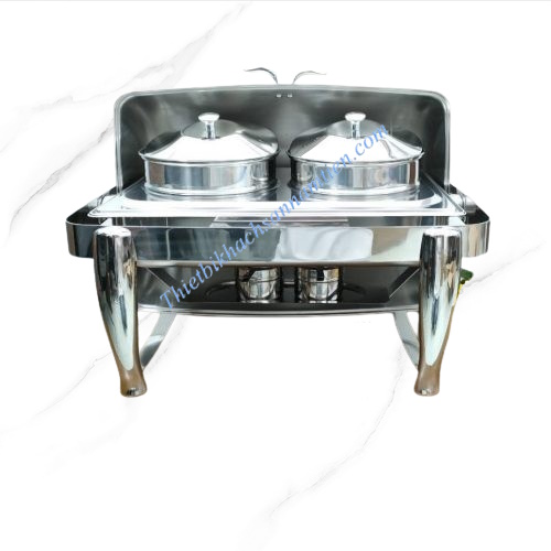 Nồi Hâm Soup Buffet Chữ Nhật Nắp Mở 180 Độ NT0315024