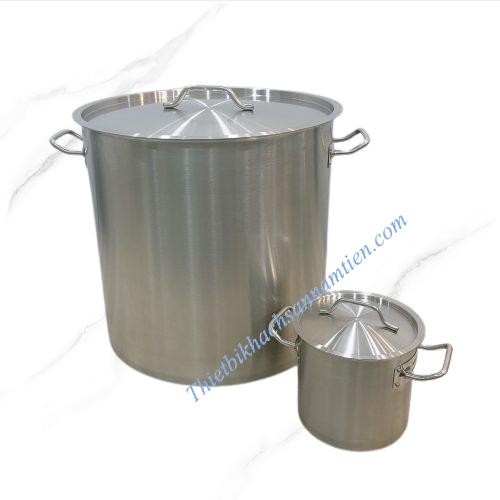 Nồi Inox 2 Đáy 71 Lít, 2 Quai Thân Cao NT0702026 [Ø450xH450mm]