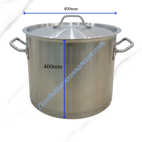 Nồi Inox 2 Đáy Thân Cao 2 Quai 50 Lít NT0702025 [Ø400x400]