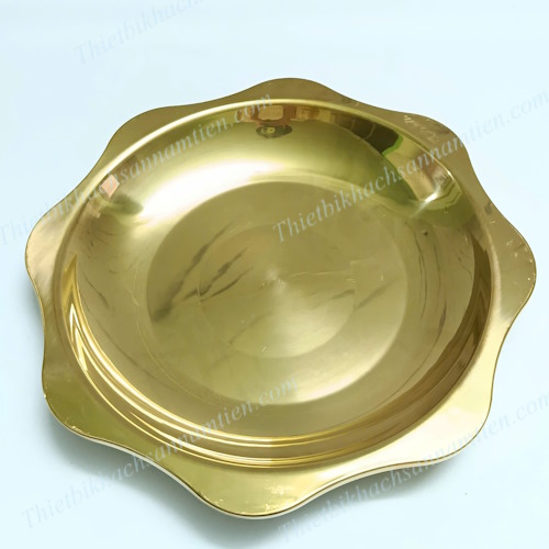 Nồi Lẩu Hoa Vàng - Chảo Lẩu Inox Cao Cấp NT0702017