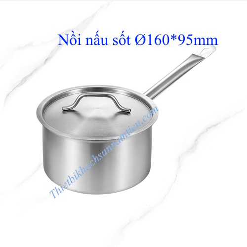 Nồi Nấu Sốt 3 Đáy Cao Size 160xH95mm