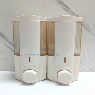 Bình Đựng Sữa Tắm, Dầu Gội, Nước Rửa Tay Xà Phòng Đôi Trắng NT0218071