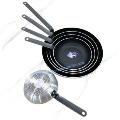 Chảo Chống Dính 2 Đáy Cán Thép Size Ø360*H60mm  