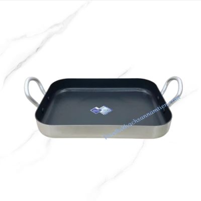 Chảo Chống Dính Chữ Nhật 2 Quai Cầm Nhỏ NT0703057 (360 x 270mm)