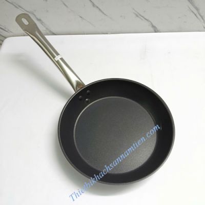 Chảo Inox 3 Đáy Chống Dính Size 22cm x 4.1cm NT0703070
