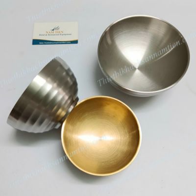 Chén Inox 304 2 Lớp Mạ Vàng Cách Nhiệt NT0416052