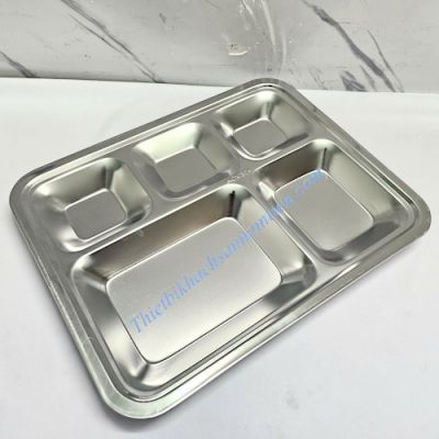 Khay Cơm Inox 304 5 Ngăn