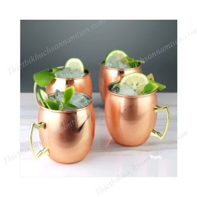 Ly Cocktail Inox - Mug Cup Trơn Vàng Hồng NT0602047