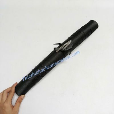 Móc Áo Khách Sạn Lụa Satin Màu Đen NT0206125
