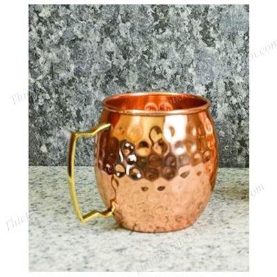 Mug Cup - Ly Cocktail Inox Tổ Ong Màu Vàng Hồng 