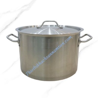 Nồi Inox 2 Đáy 2 Quai Thân Cao 34 Lít  NT0702024 [Ø350xH350]