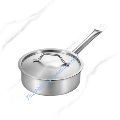 Nồi Nấu Sốt Inox 3 Đáy Thân Thấp Size 220 x H75mm NT0702055