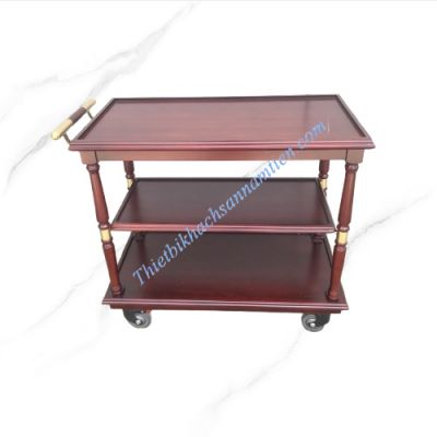 Xe Đẩy Thức Ăn 3 Tầng Gỗ NT0406010
