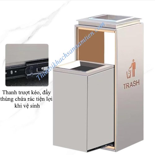 Thùng Rác Gạt Tàn Sảnh Khách Sạn Cao Cấp