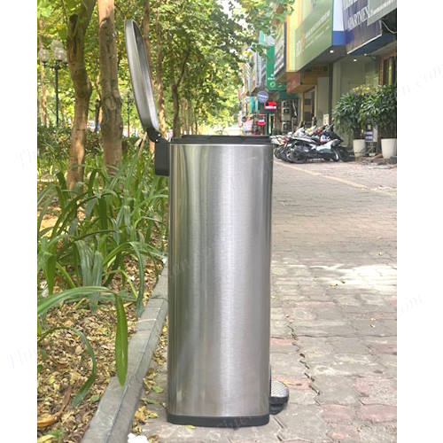 Thùng Rác Inox Đạp Chân 30L Cao Cấp