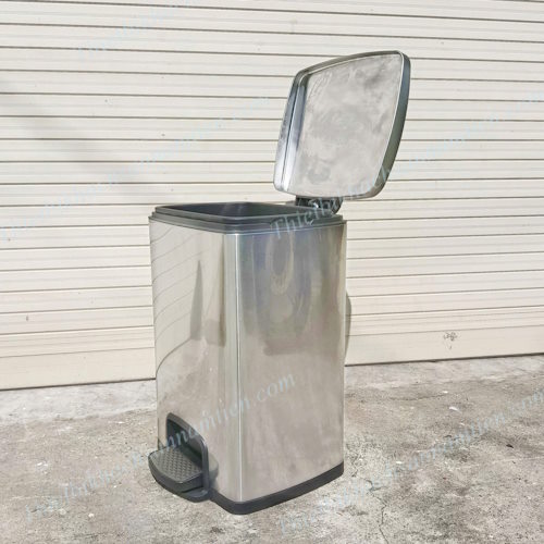 Thùng Rác Inox Đạp Chân Phủ Nano 20L