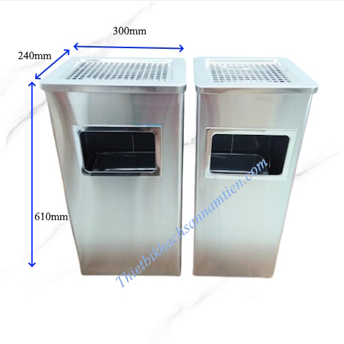 thùng rác gạt tàn cửa bên
